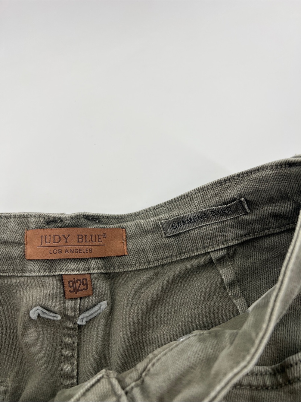 Judy Blue Garment Dyed High Rise Wide Leg Cropped Jeans 9/29 - Picture 4 of 10